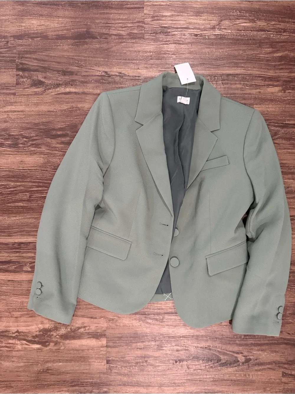J. Crew NWT Olive Green Womens Tailored Blazer - Classic Single-Breasted Jacket